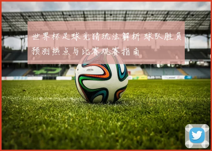 世界杯足球竞猜玩法解析 球队胜负预测热点与比赛观赛指南